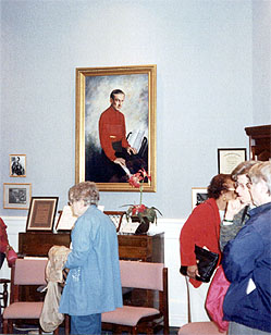 Hoagy Carmichael's portrait in the Memorial Room, Morrison Hall, Bloomington, Indiana