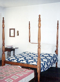Bedroom of the Wylie House, Bloomington, Indiana